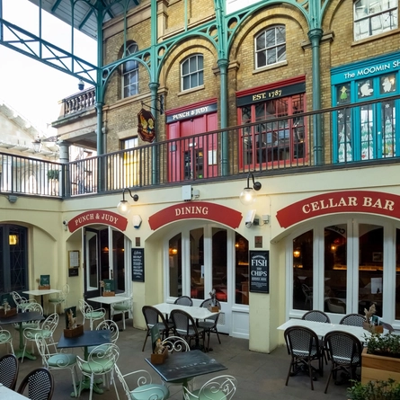 Birdseye shot of the restaurant