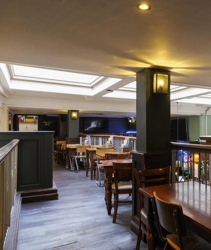 interior restaurant and seating area