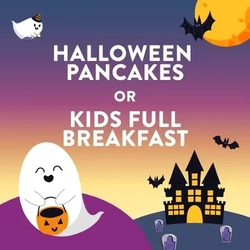 A graphic promoting Halloween at Hungry Horse.