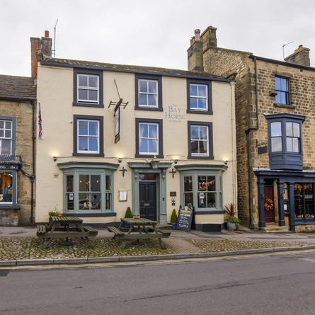 exterior facade of a pub