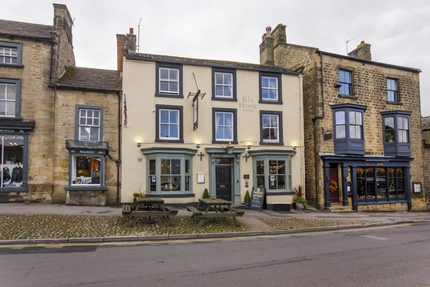 exterior facade of a pub