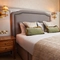 Double bed with scatter cushions 