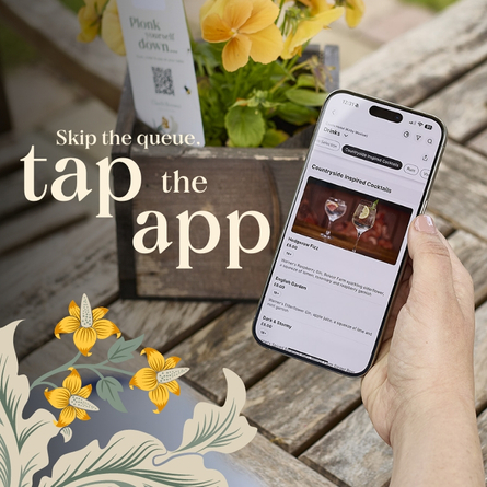 A banner displaying the 'App Launch Promo' available at Chef & Brewer Venue's.