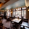 Internal seating area in a pub restaurant