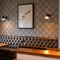 Interior dining area of a pub.