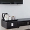 The interior of one of the hotel rooms with TV at The Chequers.