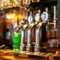 A close up of the bar and specials board at The Sussex Arms.