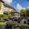 exterior facade and beer garden of the pub