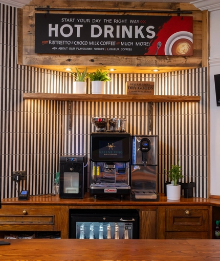 Interior Bar image at the Mill House in Cheshire.