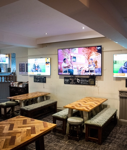internal seating area