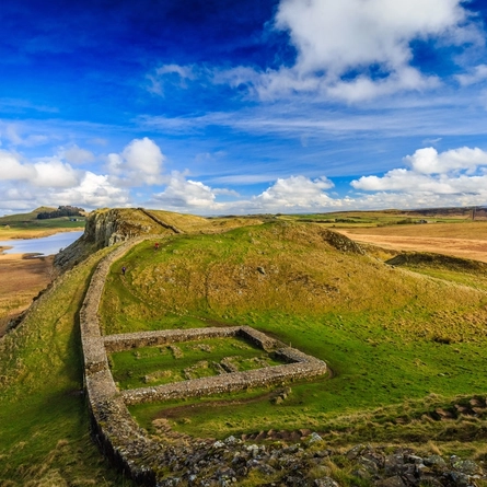 An image of Hadrians Wall advertising local attractions near to Chef & Brewer venues.