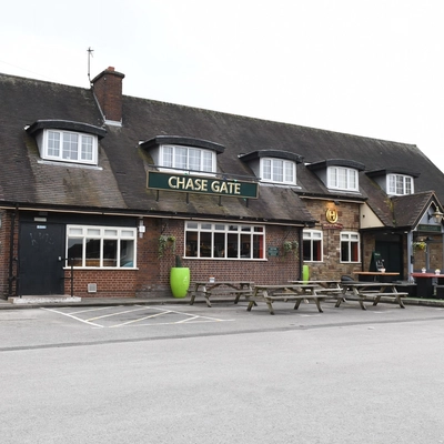 External view of a pub entrance