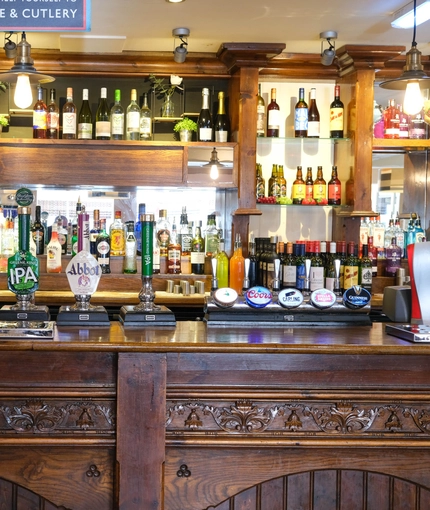 interior restaurant and seating area