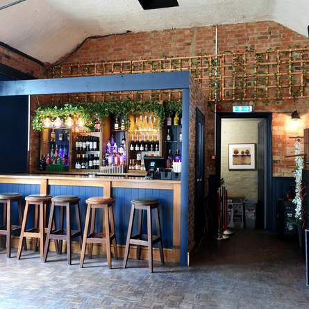 Internal bar area in a pub restaurant