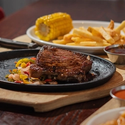 A Mix-It-Up platter served at the Plank & Leggit.