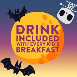 A graphic promoting Halloween at Hungry Horse.