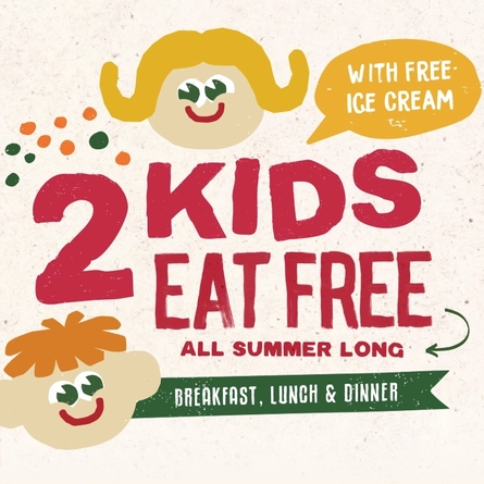 Kids Eat Free this Summer at Farmhouse Inns