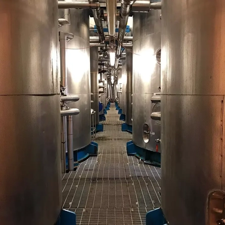 Internal of Belhaven Brewery with Machinery