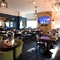 Seating area in a pub restaurant
