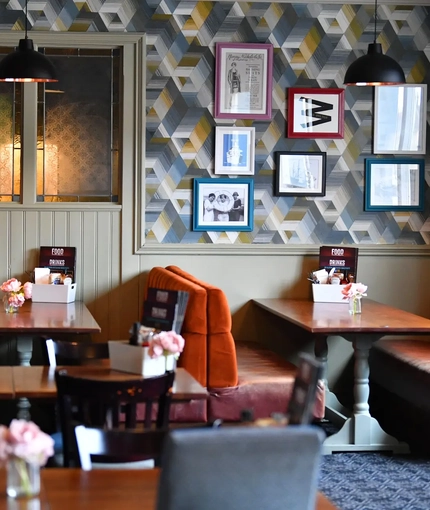 interior seating area