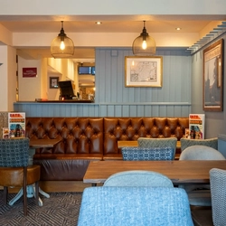 The restaurant of the Mill on the Soar.
