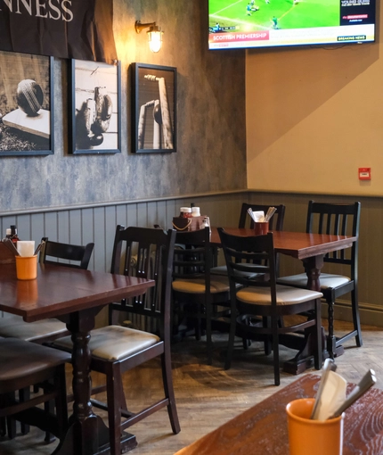 interior of the restaurant
