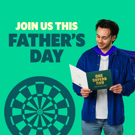 A homepage banner promoting Father's day at Hightales venue's.