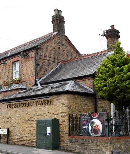 The exterior of the venue