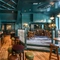 Internal seating area in a pub restaurant