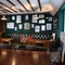 Internal seating area in a pub restaurant