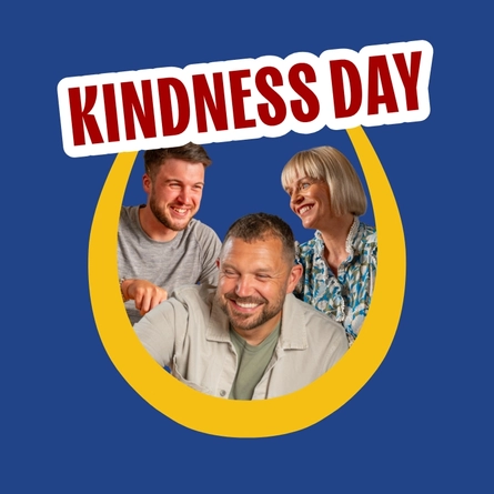 A banner promoting Kindness Day at Hungry Horse venues.