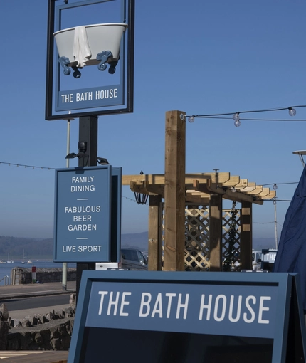 Exterior image of the venue signage