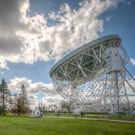 An image of Jodrell Bank advertising local attractions near to Chef & Brewer venues.