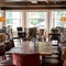 The restaurant area in the Wheatsheaf.