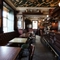 Internal seating area in a pub restaurant