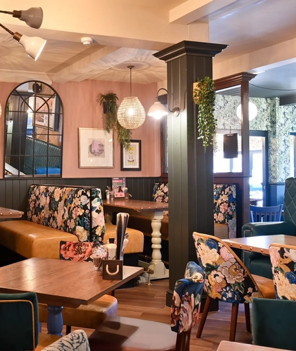 Restaurant inside of a pub