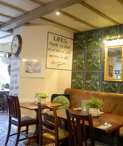 interior seating area