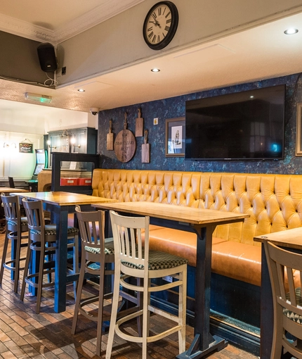 interior restaurant and seating area