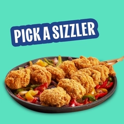A banner promoting Pick a Sizzler as part of the Mix it Up Tuesday campaign at Hungry Horse venues.