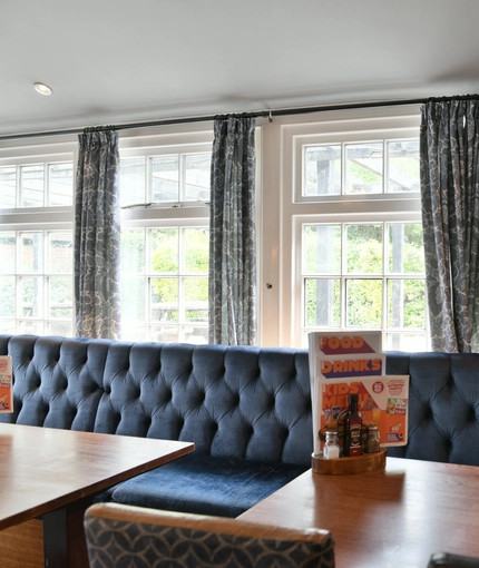 Restaurant area in a pub