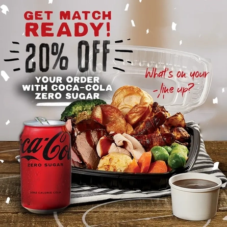 Get 20% off your takeaway with Just Eat