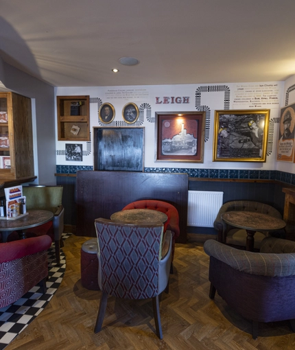 interior restaurant and seating area