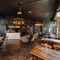 Interior bar, restaurant and seating
