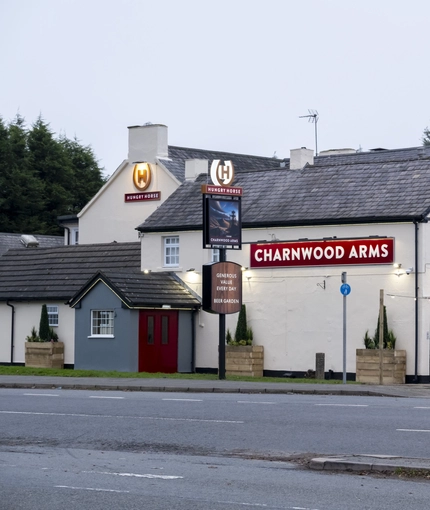 exterior of the pub