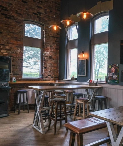 interior restaurant and seating area