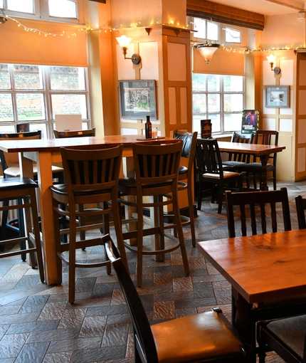 interior restaurant with TV