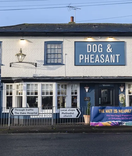exterior of the pub