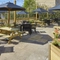 Exterior beer garden of the Royal George