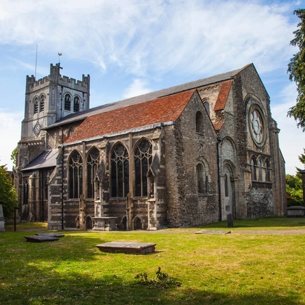 An image of Waltham Abbey Gardens advertising local attractions near to Chef & Brewer venues.