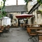 External view of a pub and beer garden
